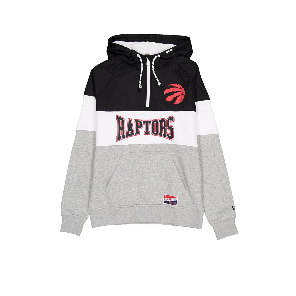 New Era Toronto Raptors Throwback Color Block Hoodie - Size S
